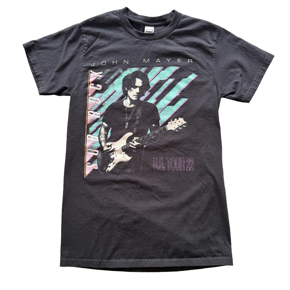 John Mayer Sob Rock US Tour 2022 Concert Graphic T-Shirt Black Small Gildan